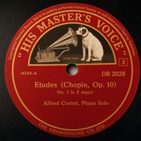 HMV : Cortot - Chopin Etudes